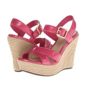 Ugg Jackilyn Wedge Sandals Pink 9